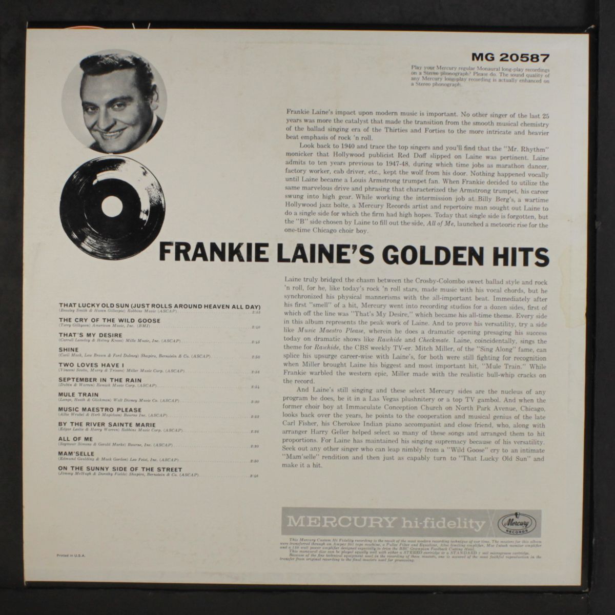 golden hits by FRANKIE LAINE