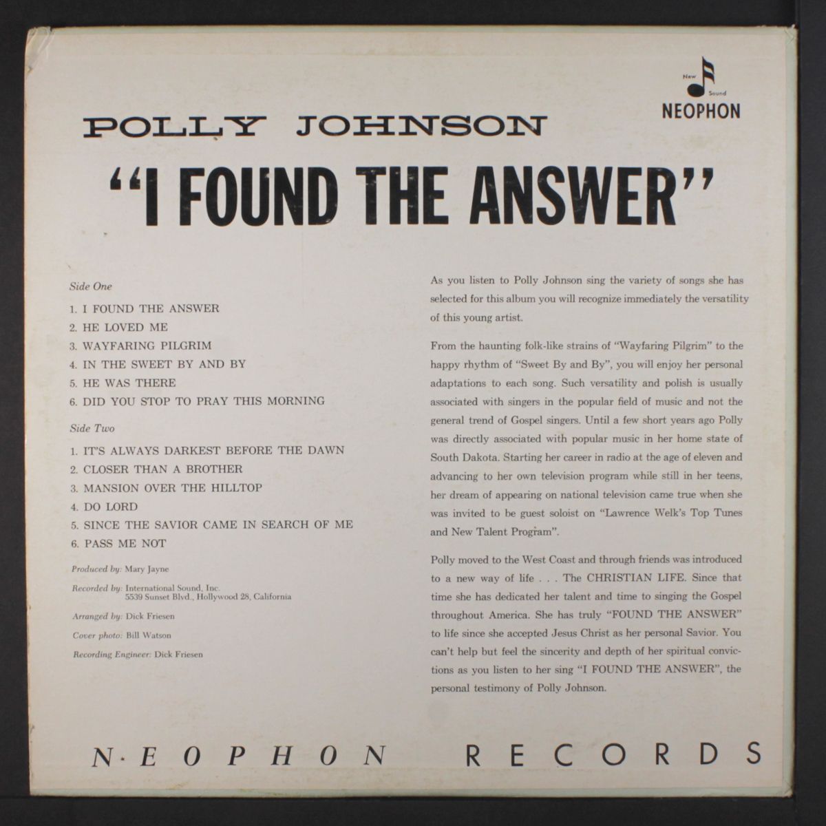 i found the answer by POLLY JOHNSON