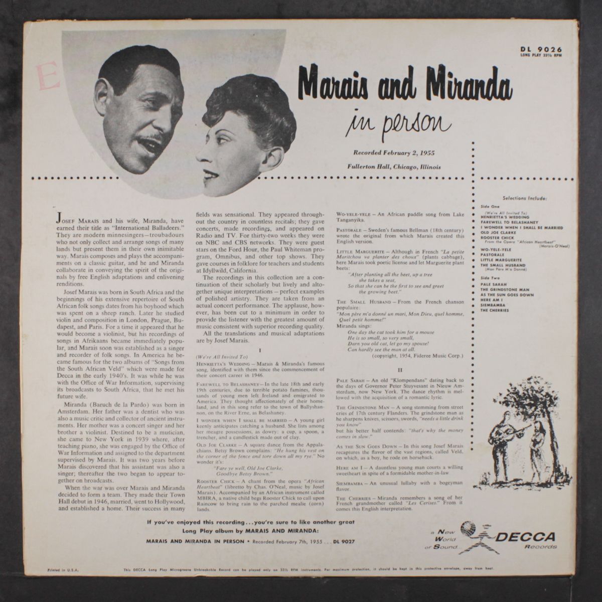 in person by MARAIS & MIRANDA