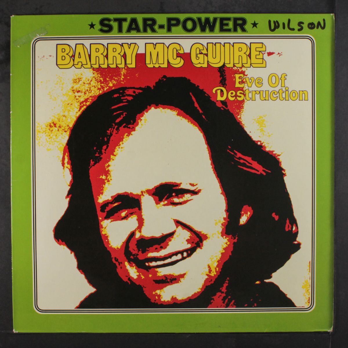 eve of destruction by BARRY MCGUIRE