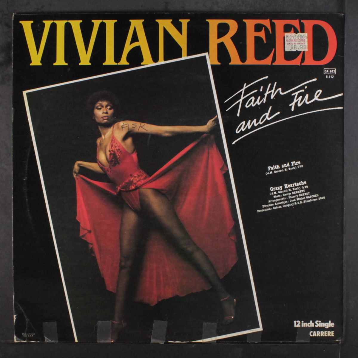 faith and fire / crazy heartache by VIVIAN REED