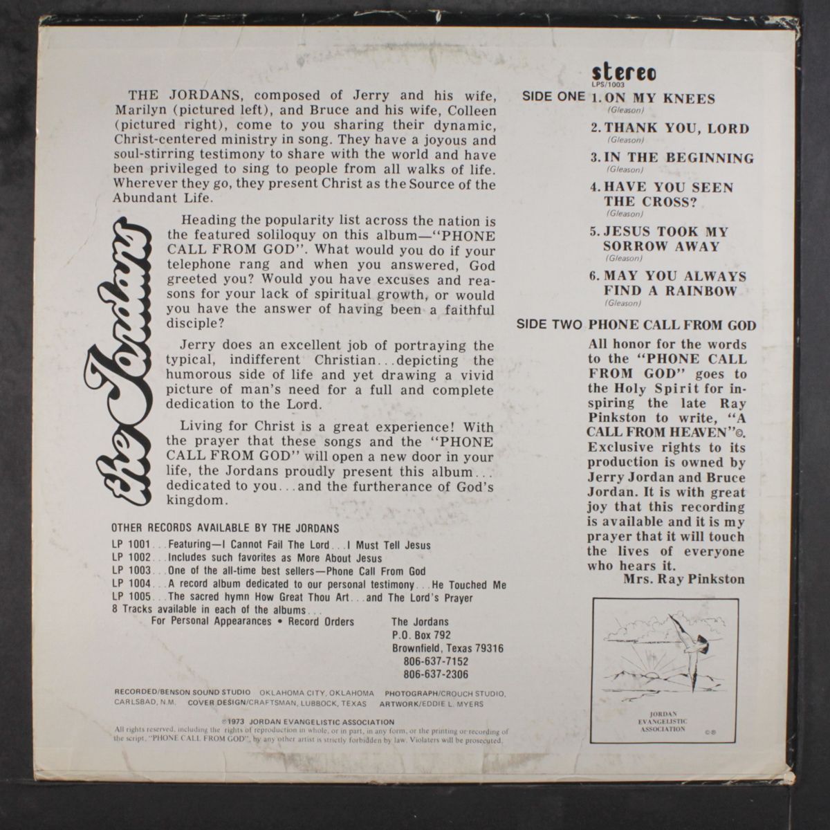 phone call from god by JORDANS