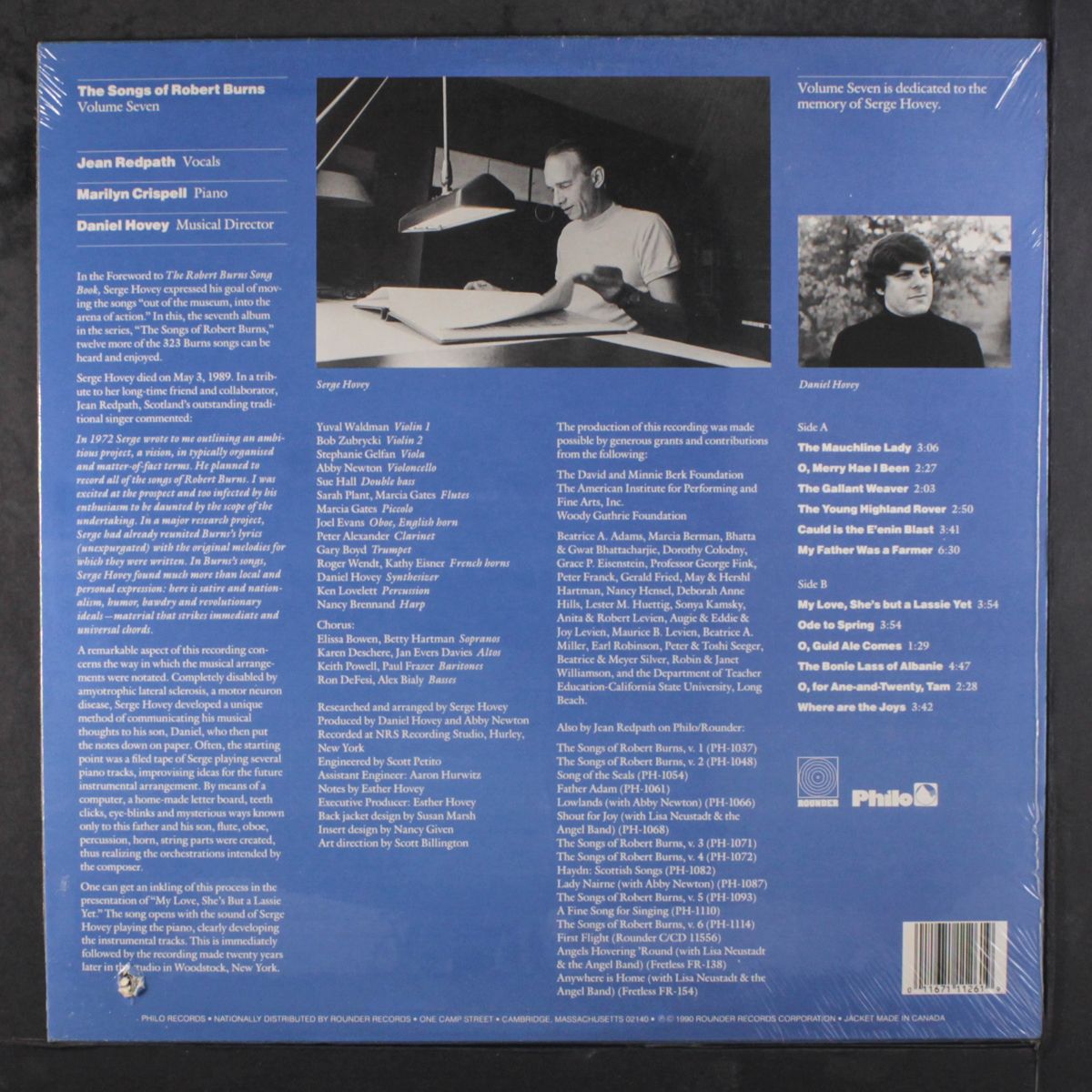 the songs of robert burns, vol. 7 by JEAN REDPATH