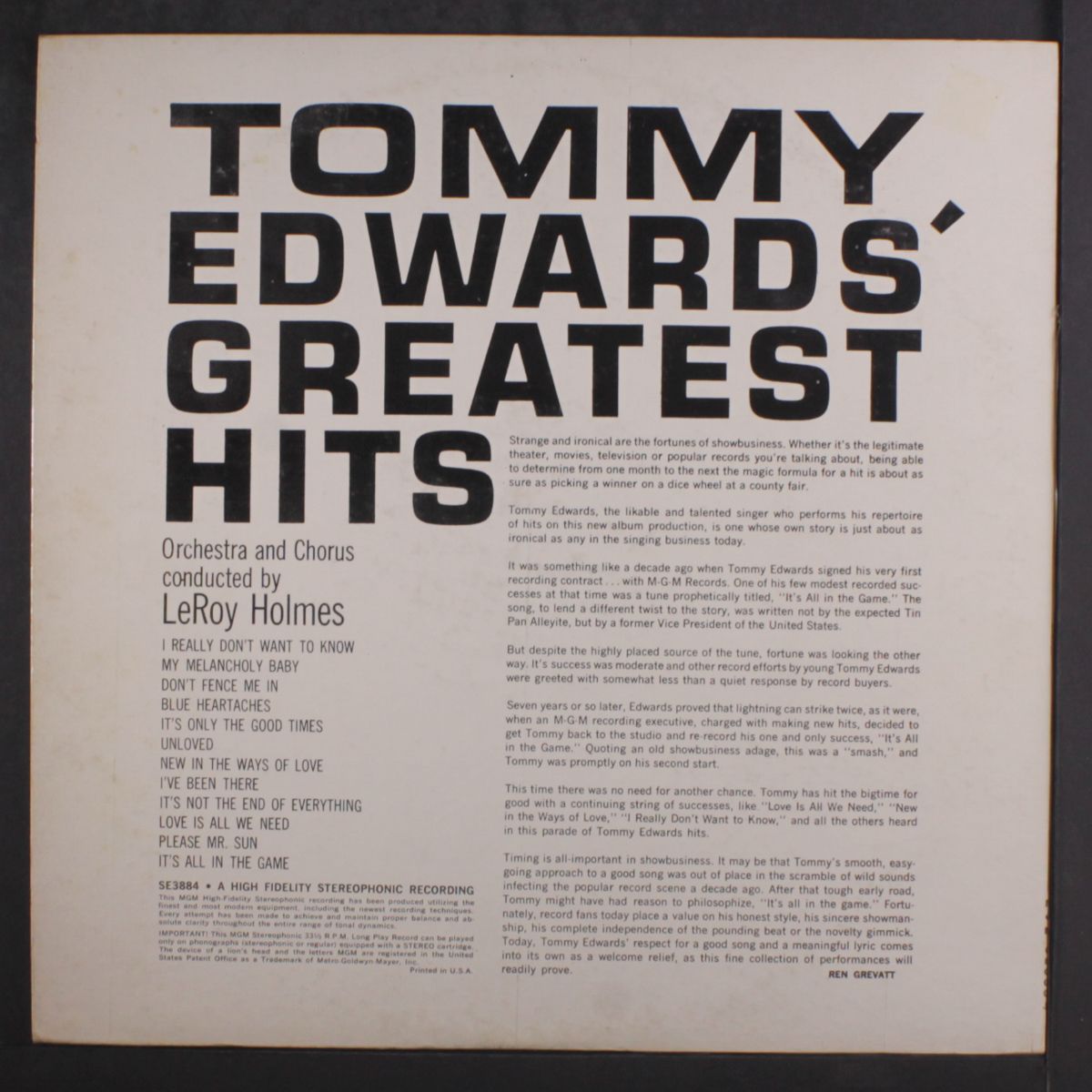 greatest hits by TOMMY EDWARDS