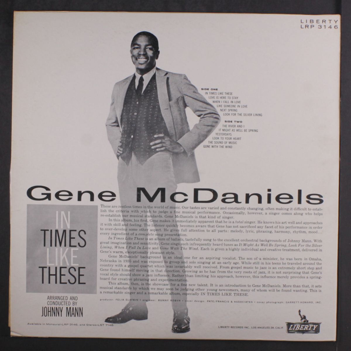 in times like these by GENE MCDANIELS
