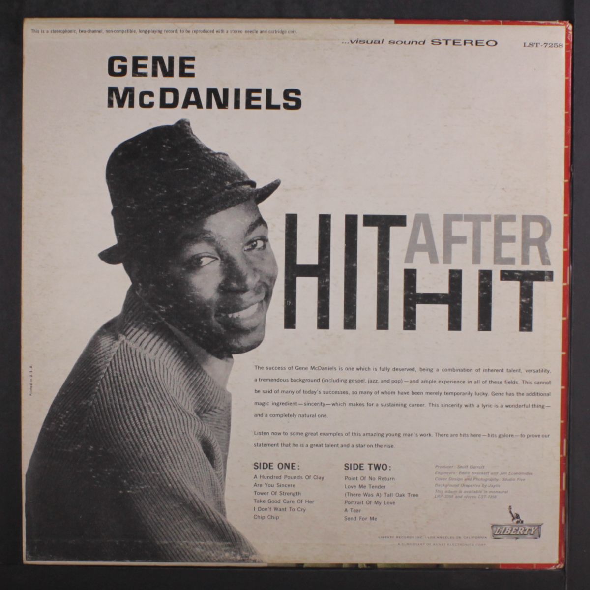 hit after hit by GENE MCDANIELS