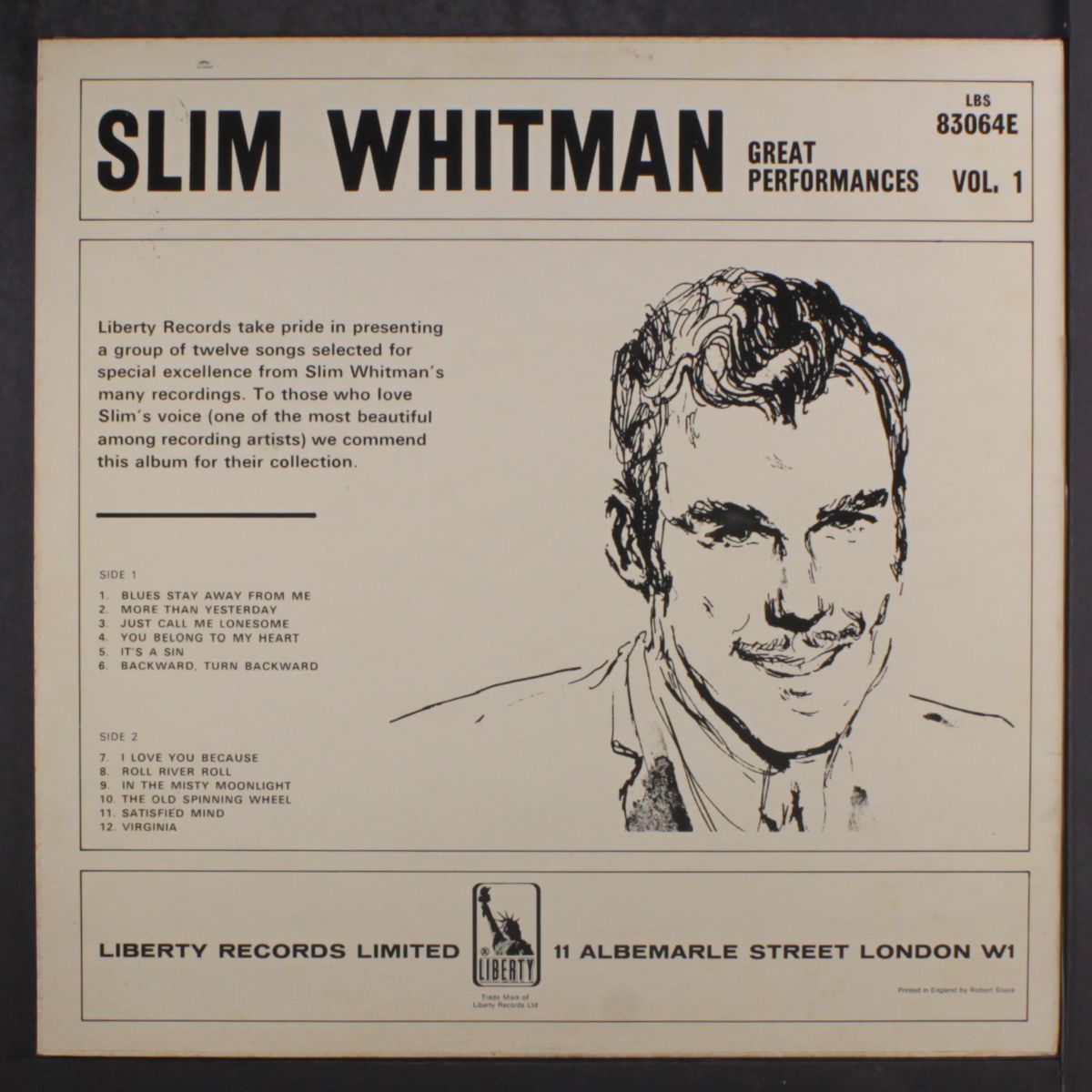 great performances by SLIM WHITMAN
