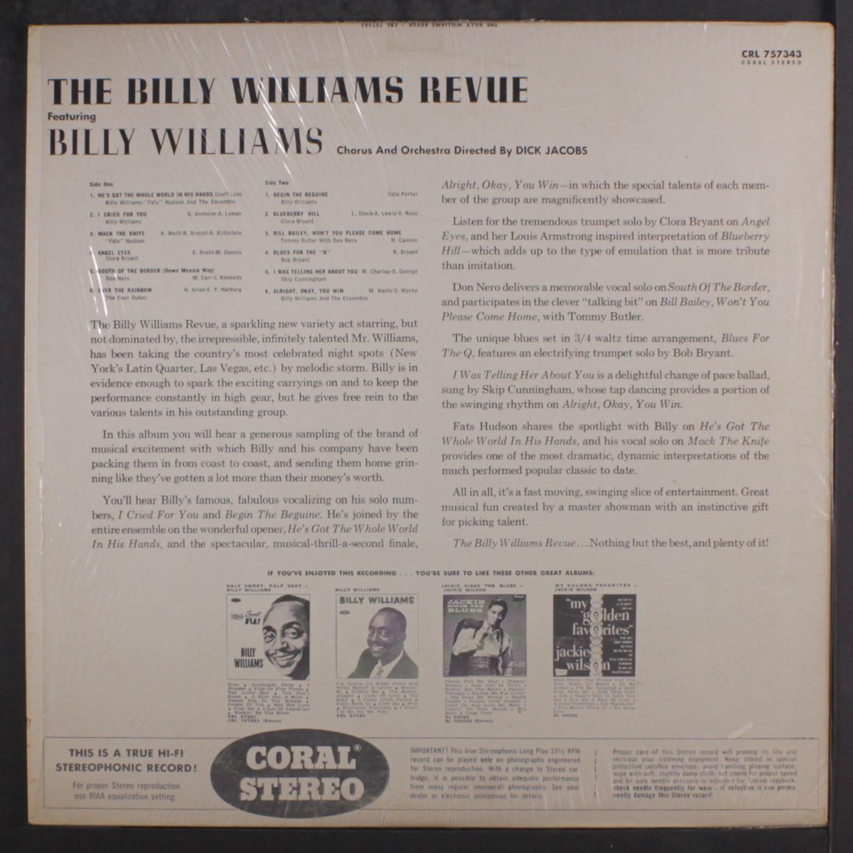 billy williams revue by BILLY WILLIAMS