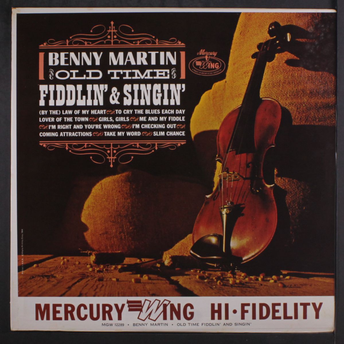 old time fiddlin' & singin' by BENNY MARTIN