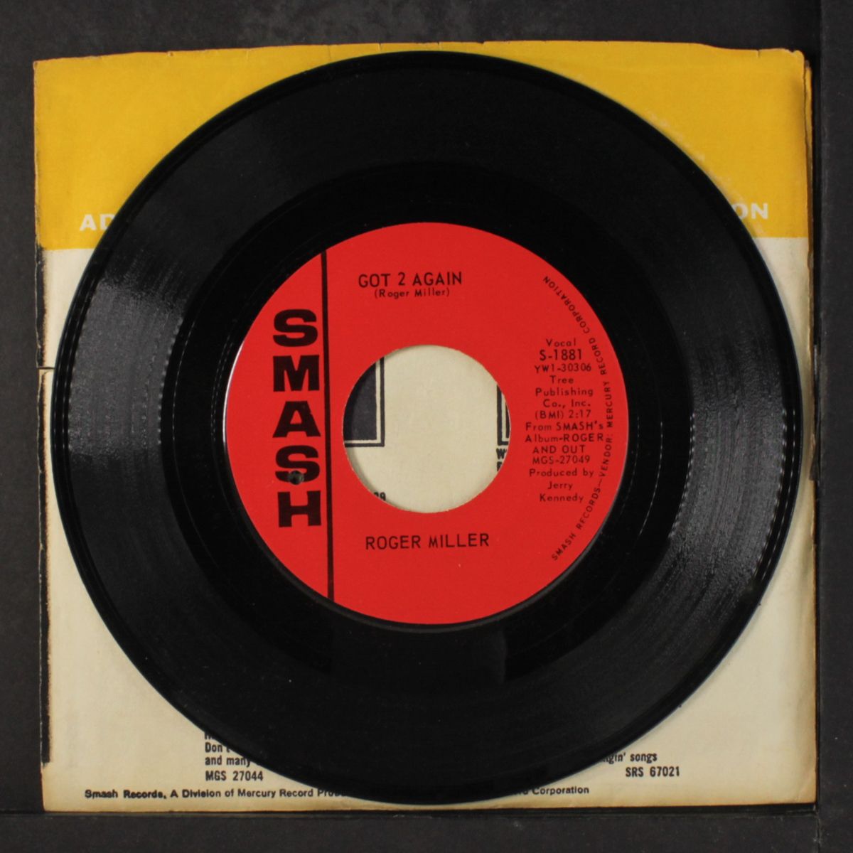 dang me / got 2 again by ROGER MILLER