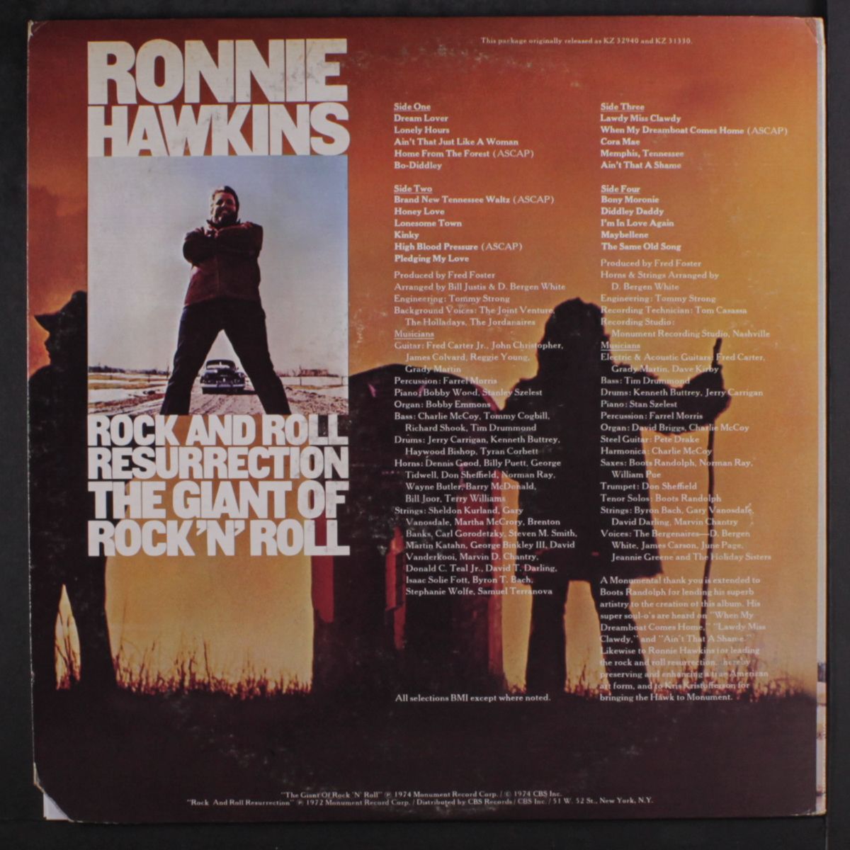 the giant of rock 'n' roll, rock and roll resurrection by RONNIE HAWKINS