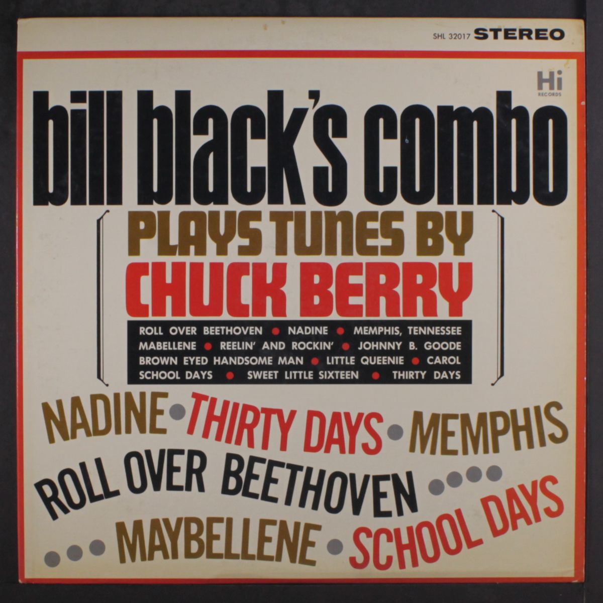 plays tunes by chuck berry by BILL BLACK'S COMBO