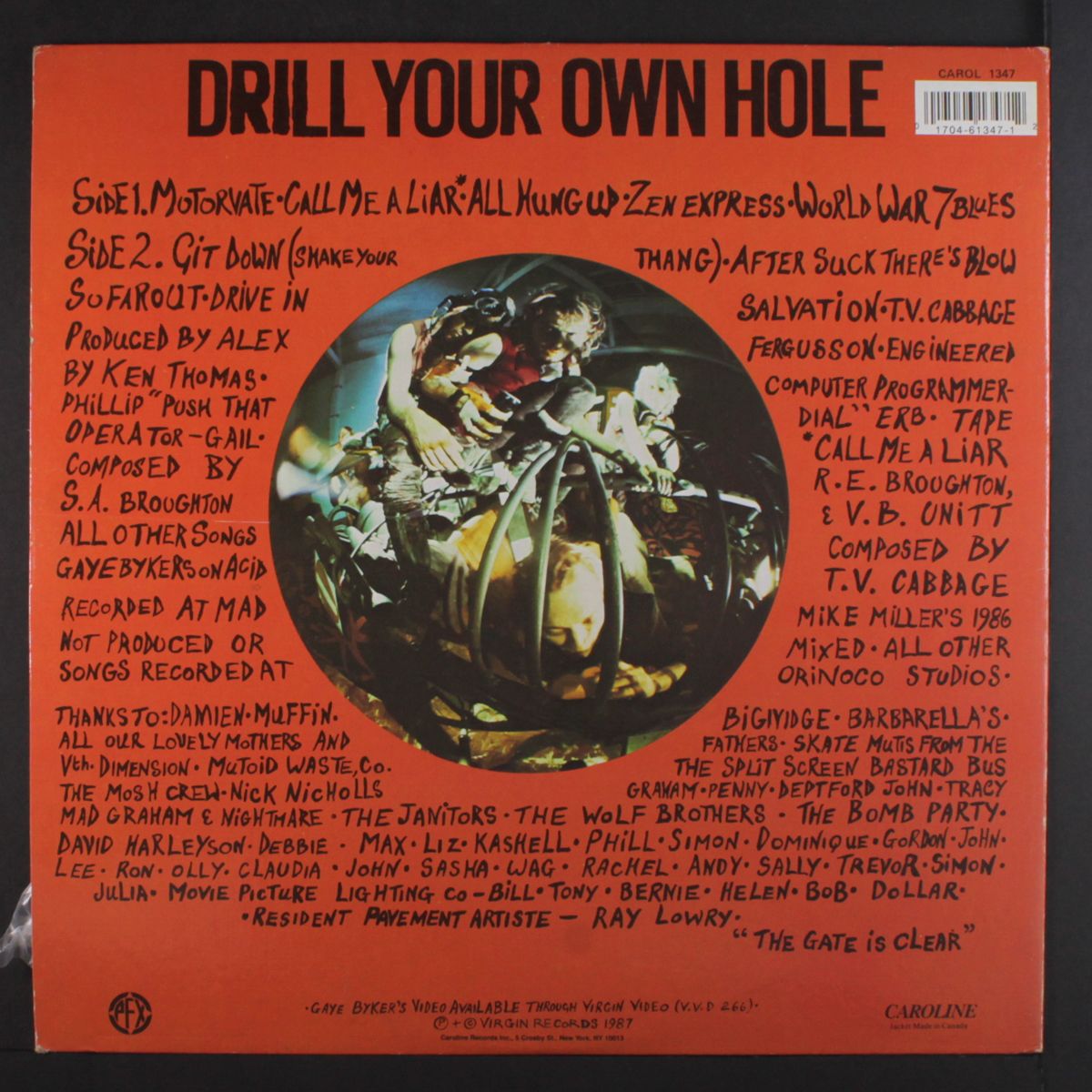 drill your own hole by GAYE BYKERS ON ACID