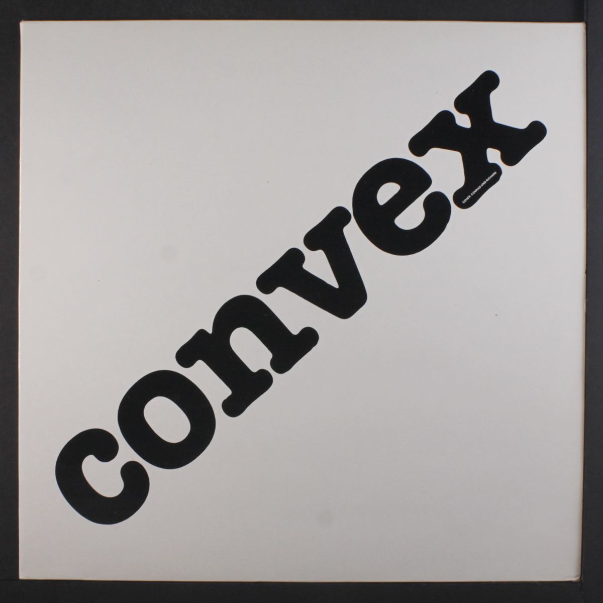 convex by CONRAD SCHNITZLER