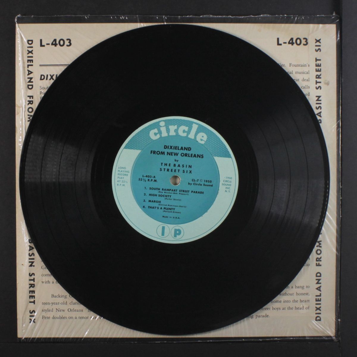 dixieland from new orleans by BASIN STREET SIX