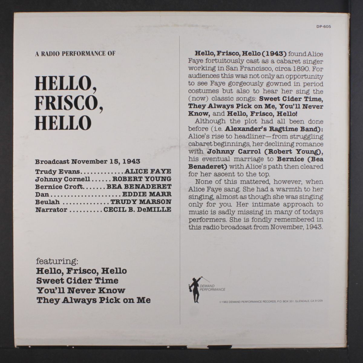 hello, frisco, hello by SOUNDTRACK