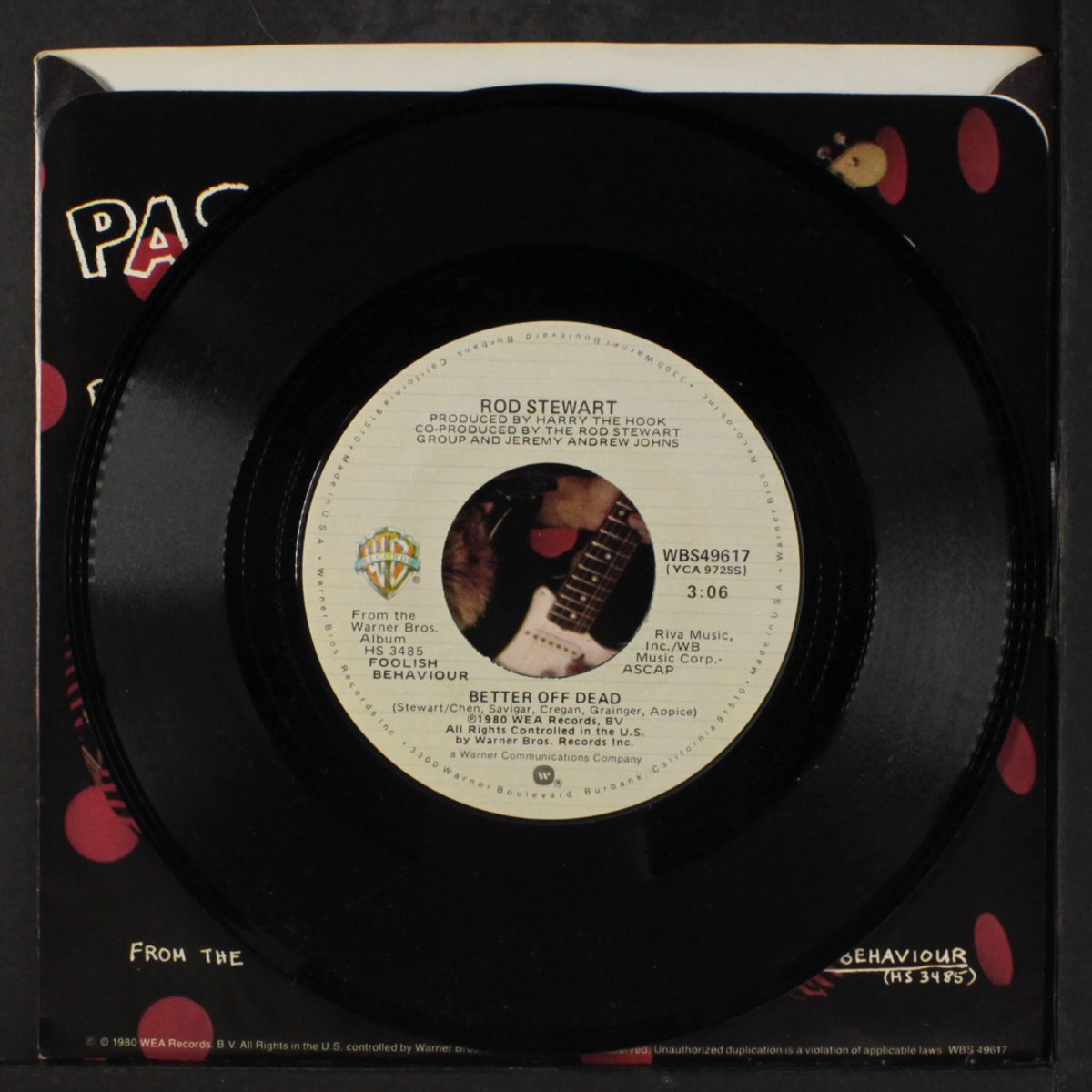 passion / better off dead by ROD STEWART