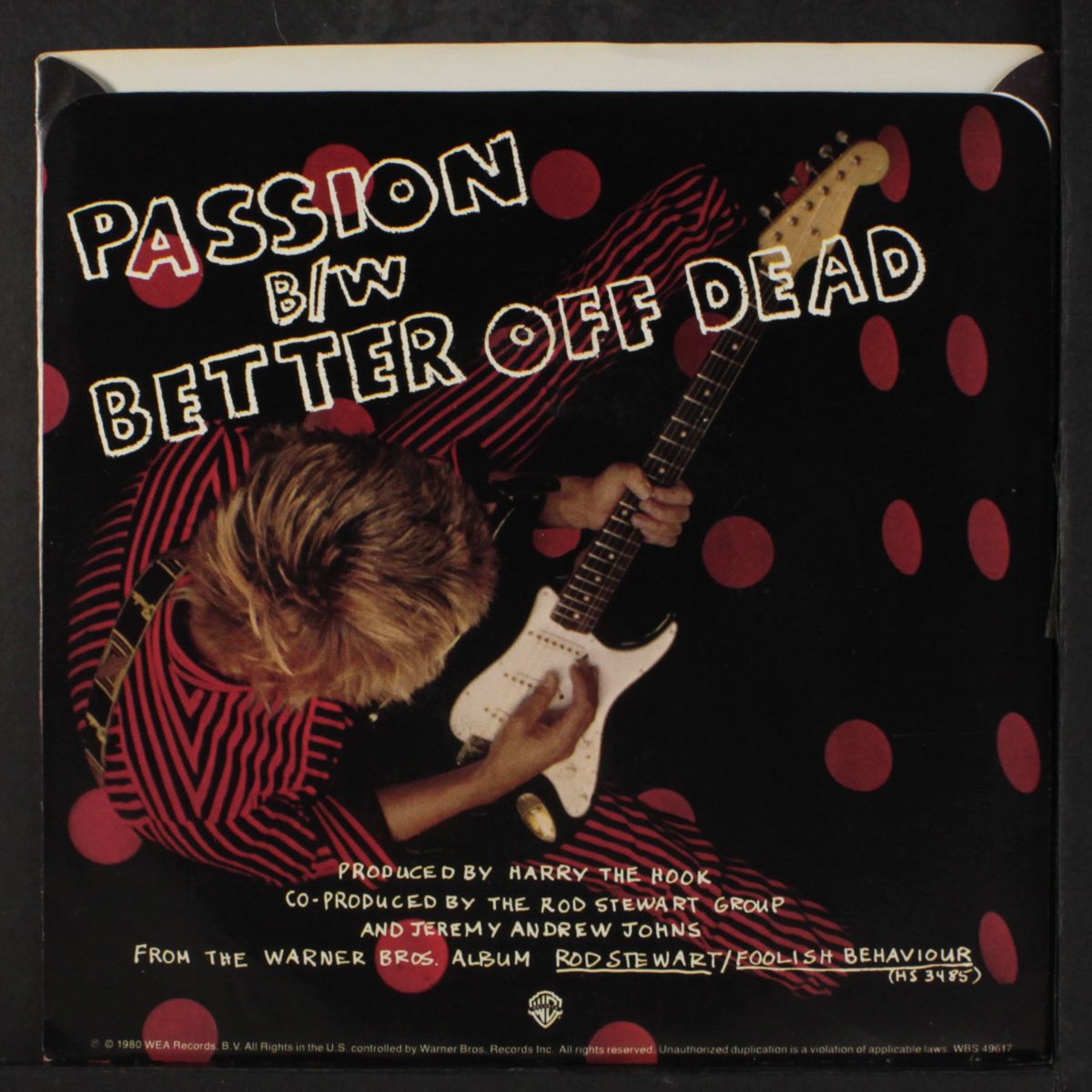 passion / better off dead by ROD STEWART
