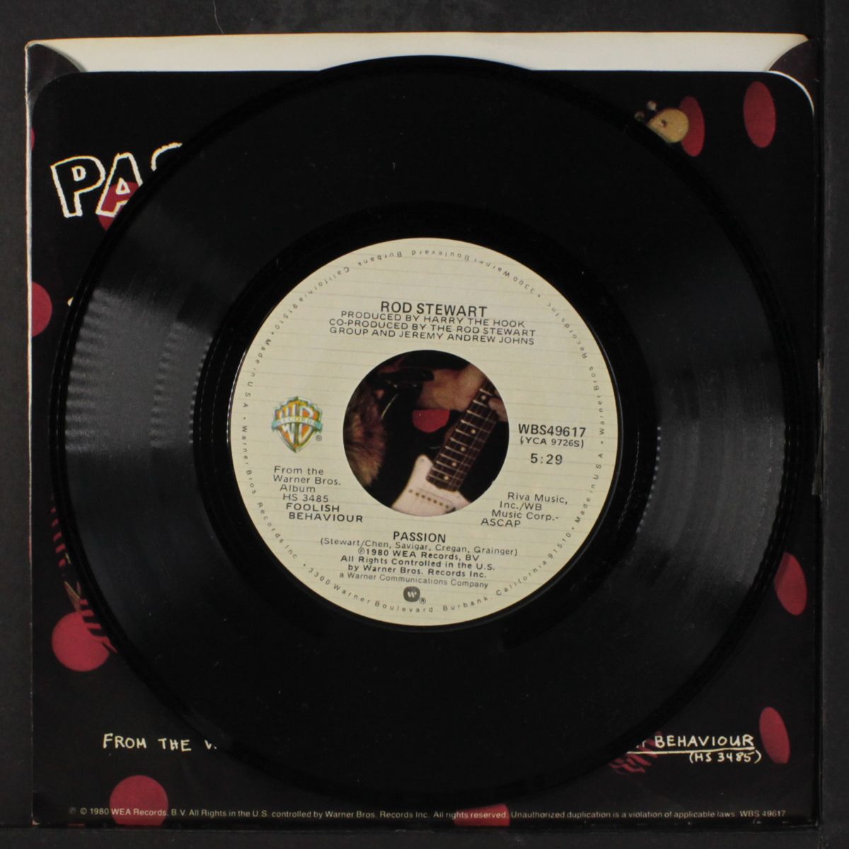 passion / better off dead by ROD STEWART