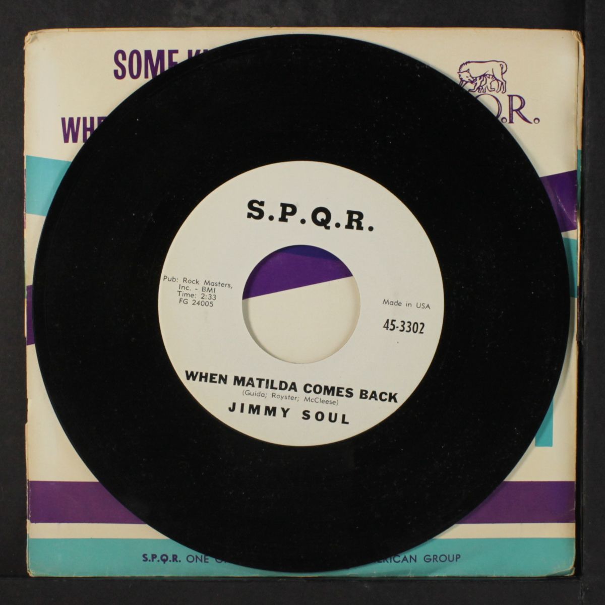 when matilda comes back / some kinda nut by JIMMY SOUL