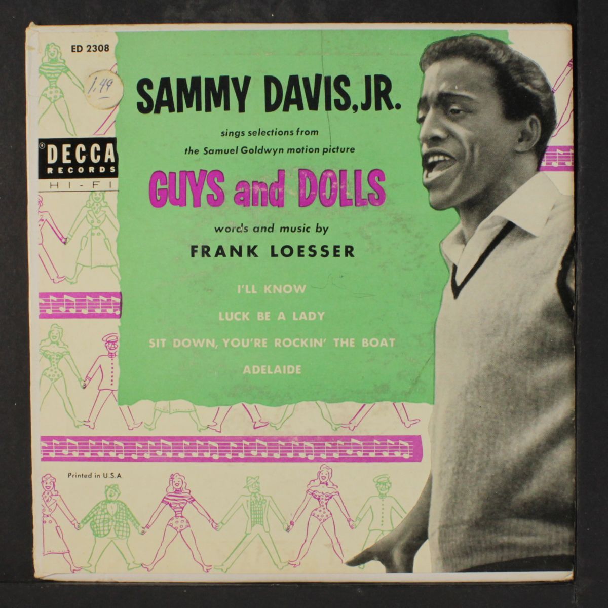 guys and dolls by SAMMY DAVIS JR.