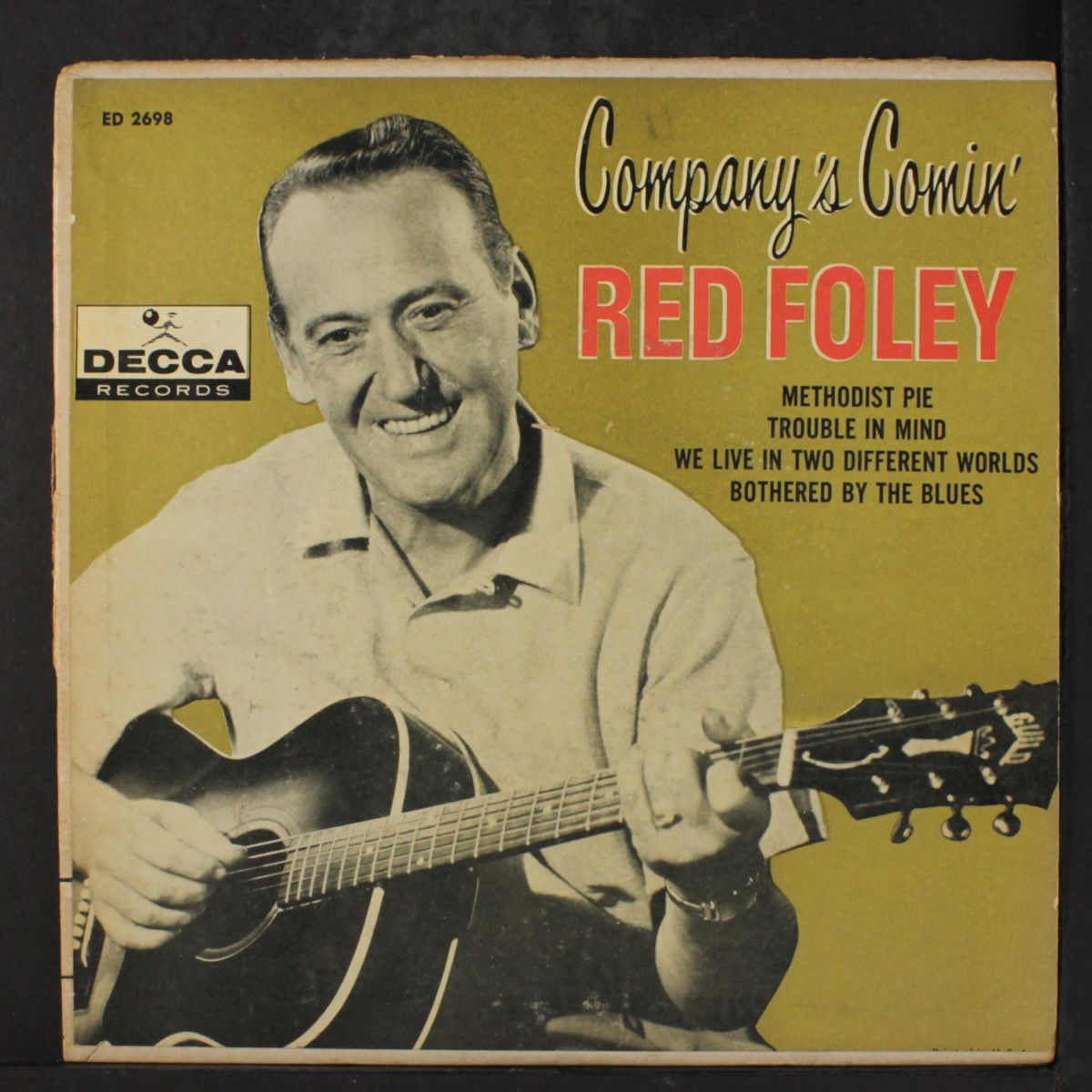 company's comin' by RED FOLEY
