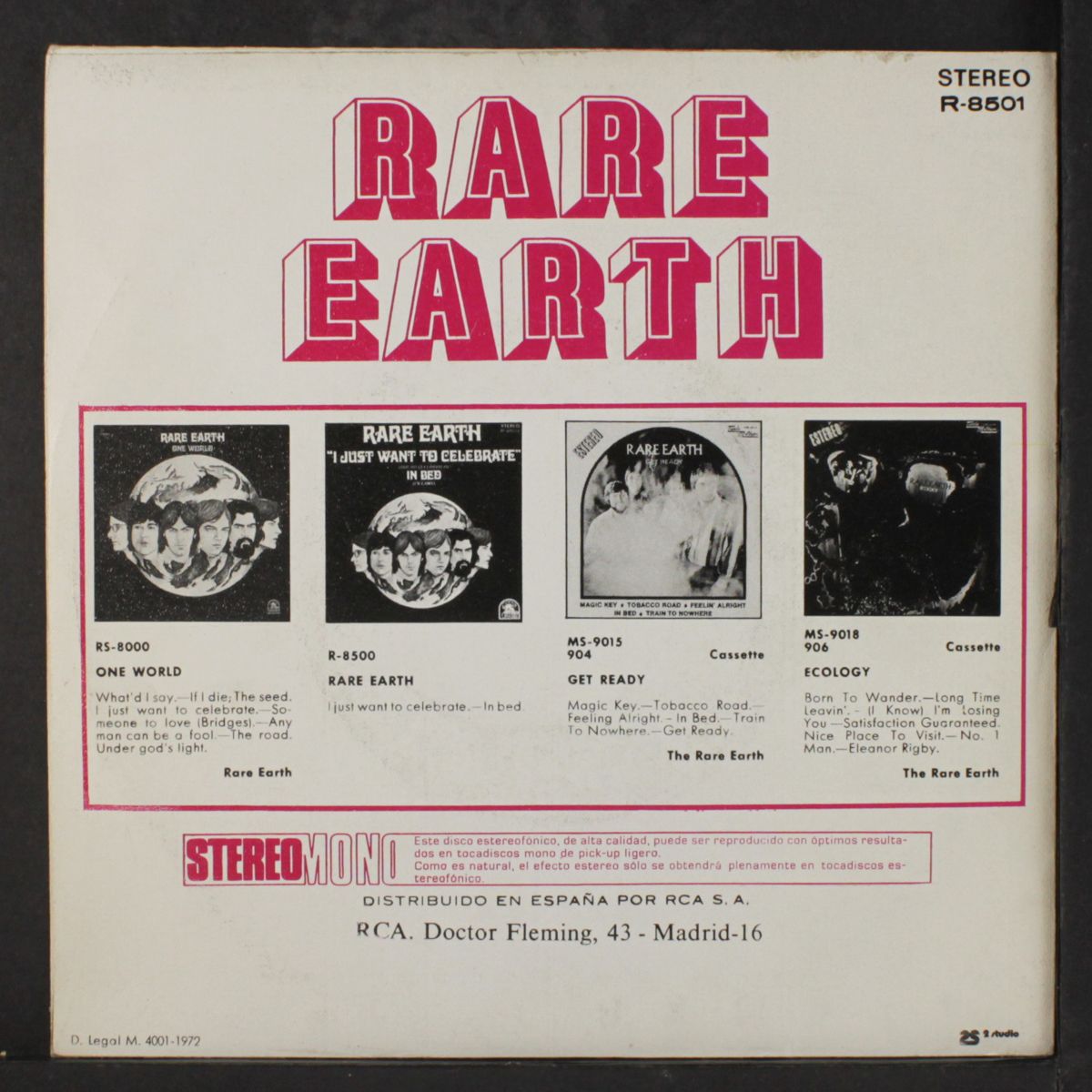 hey big brother / under god's light by RARE EARTH