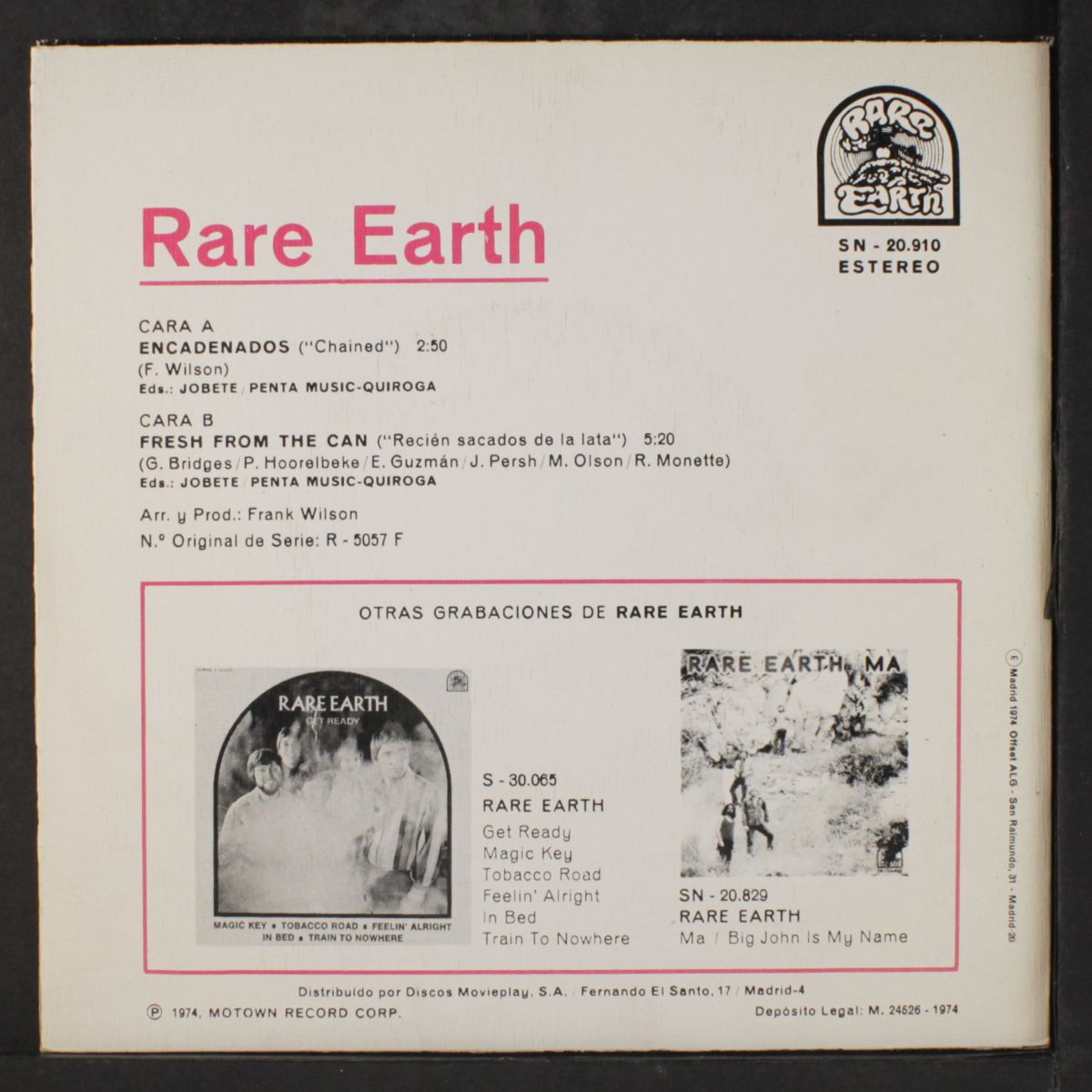 chained / fresh from the can by RARE EARTH