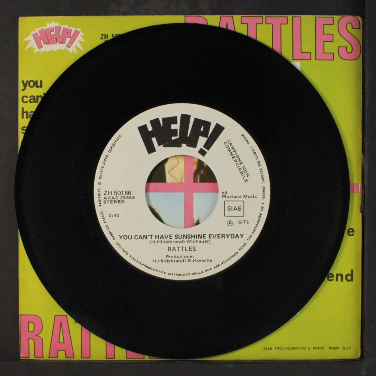 you can't have sunshine everyday / where is the friend by RATTLES