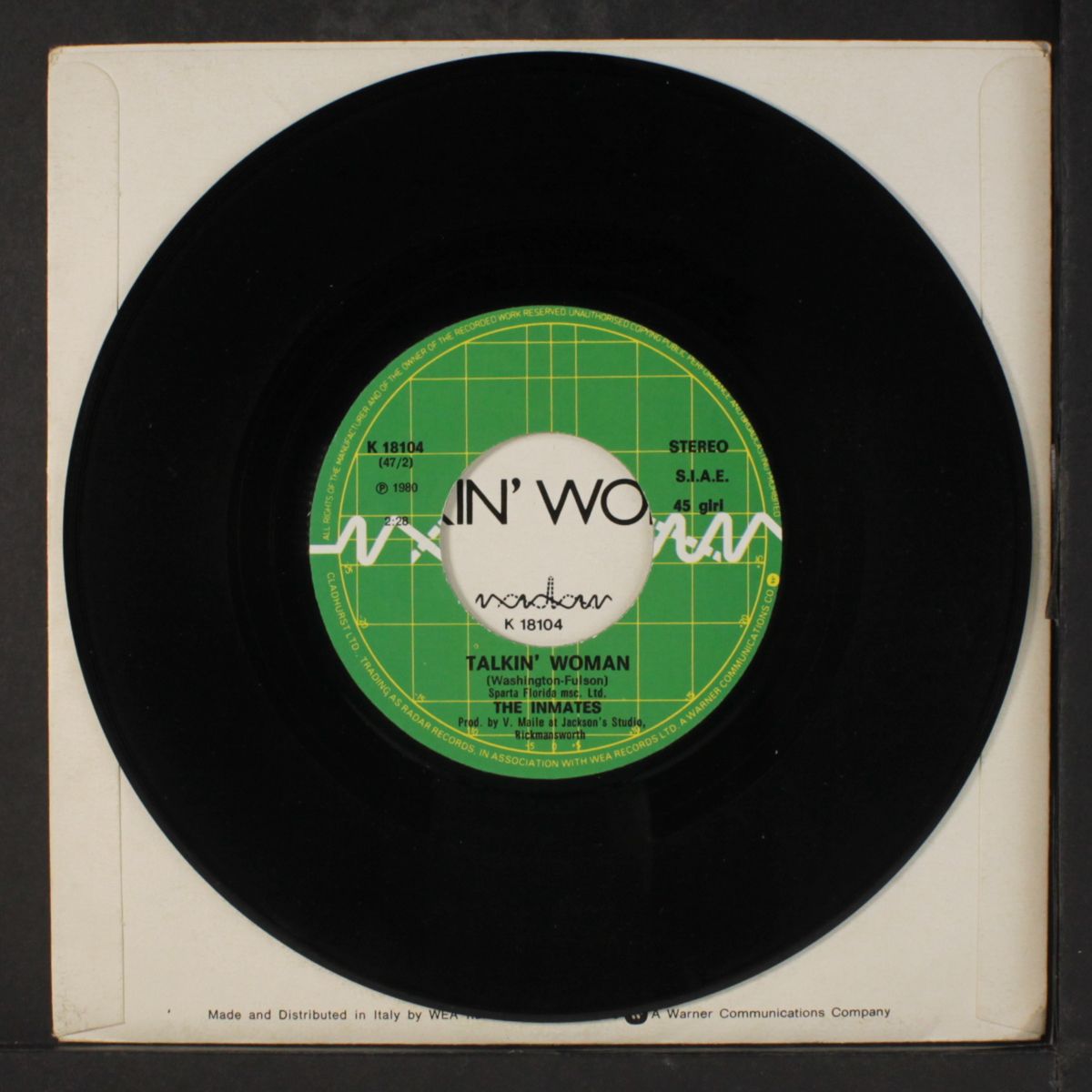 the walk / talkin' woman by INMATES