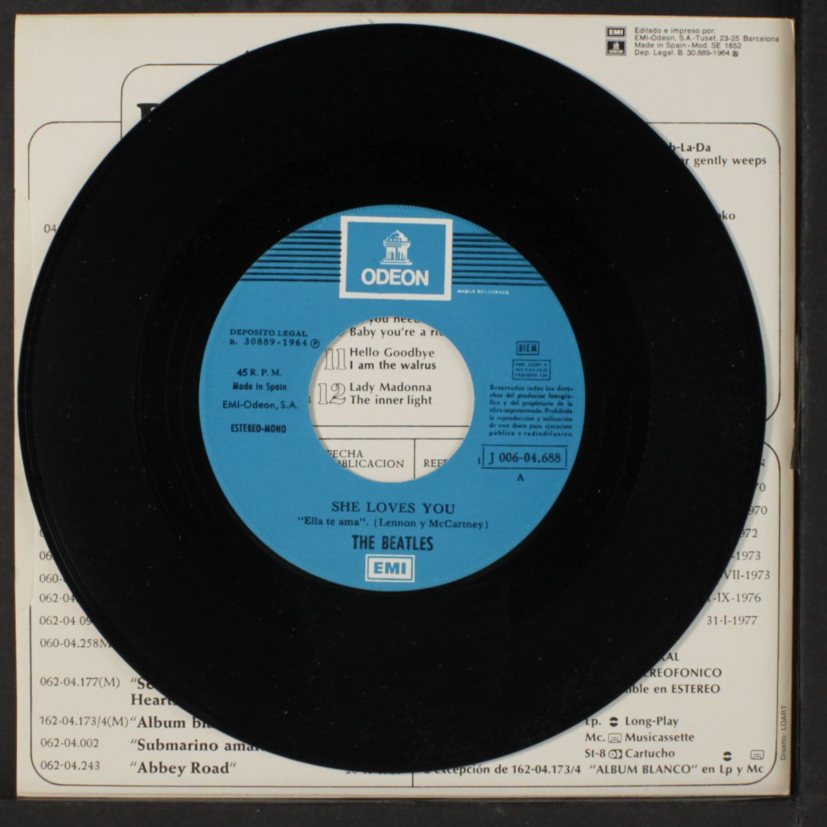 she loves you / i want to hold your hand by BEATLES