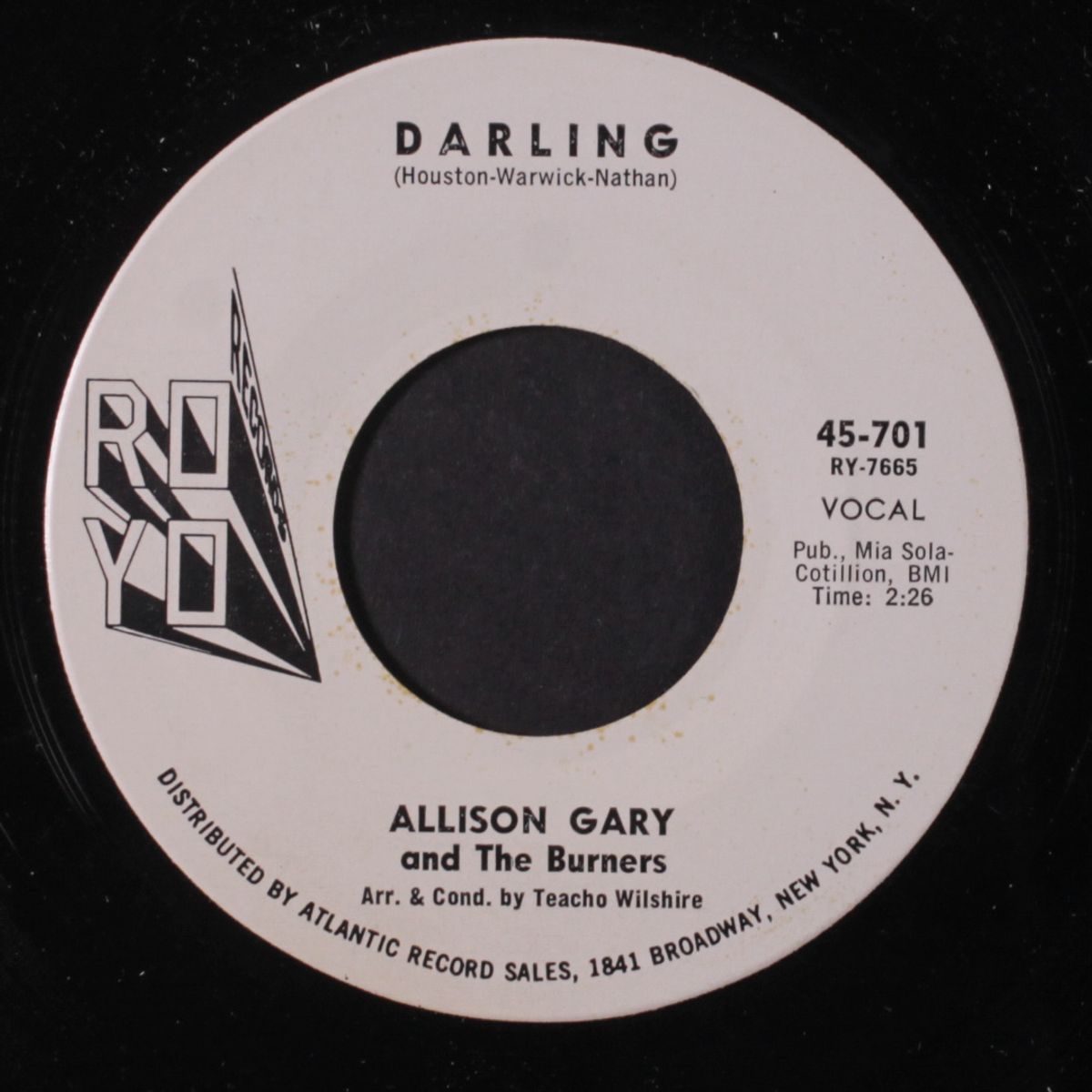 darling / burn by ALLISON GARY & BURNERS