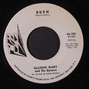 ALLISON GARY & BURNERS