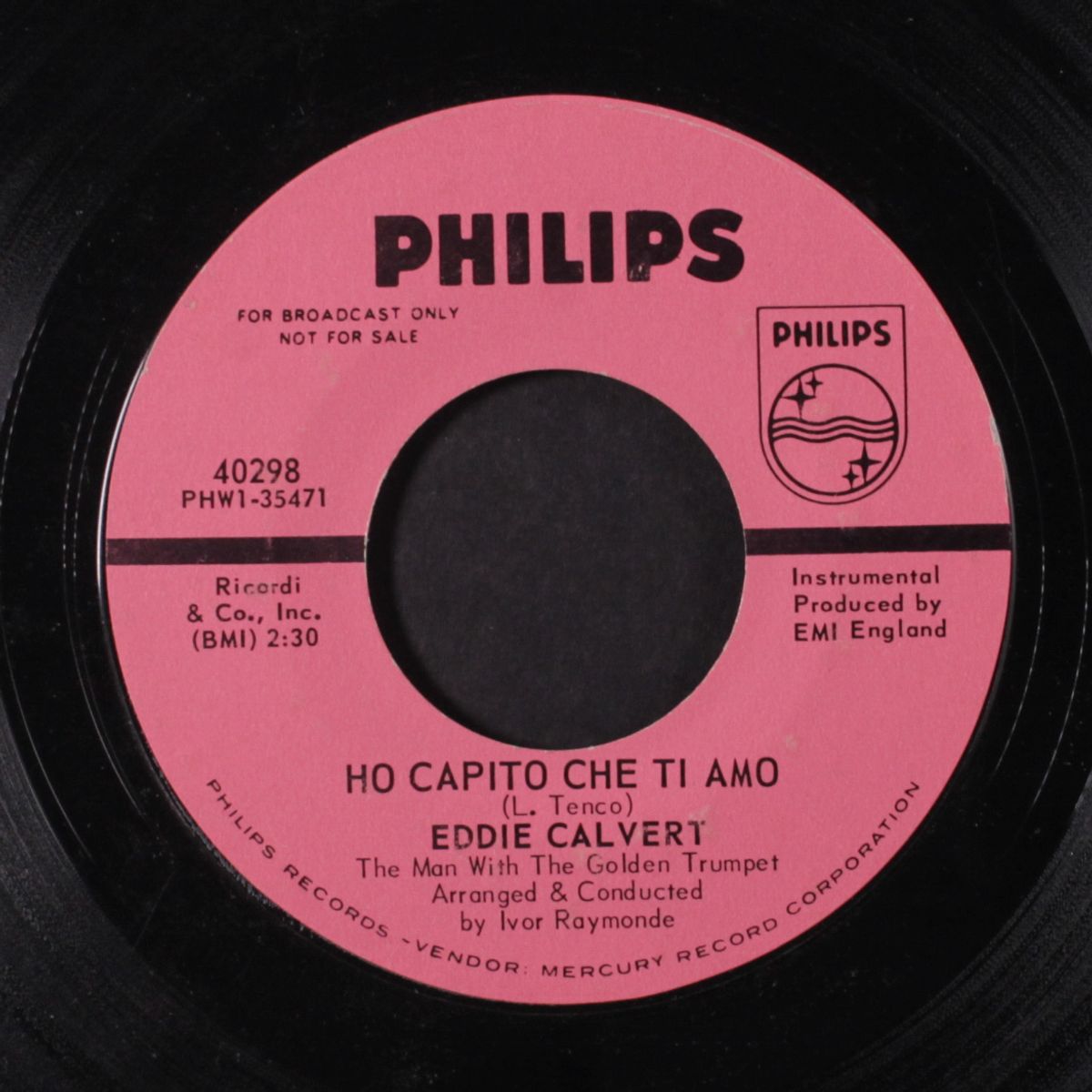gabrielle / ho capito che ti amo by EDDIE CALVERT