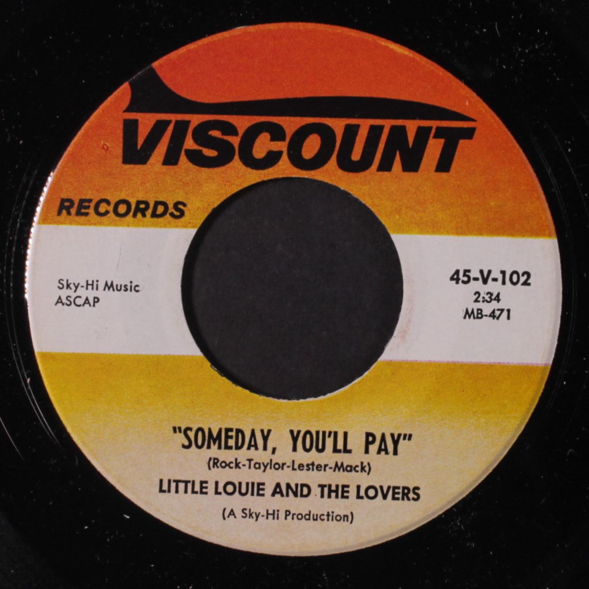 nothin' but the two-step / someday, you'll pay by LITTLE LOUIE & LOVERS
