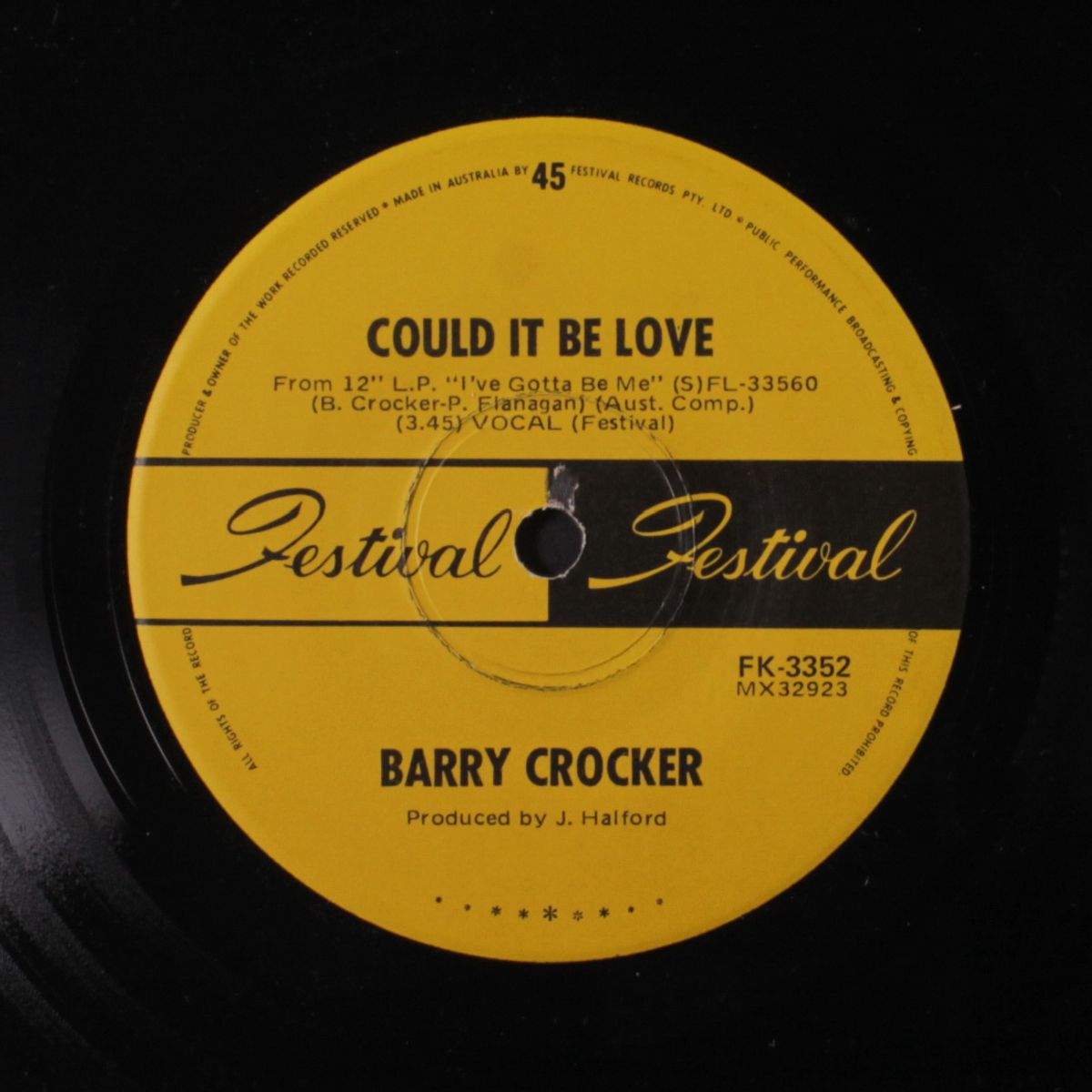 could it be love / nana by BARRY CROCKER