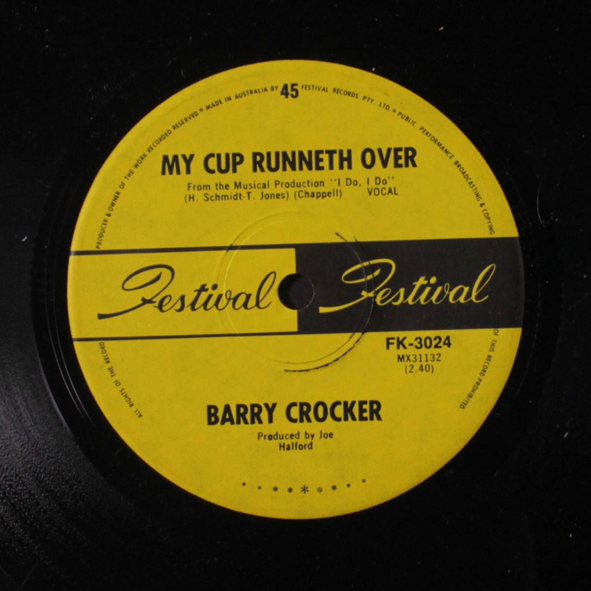 my cup runneth over / please don't go by BARRY CROCKER