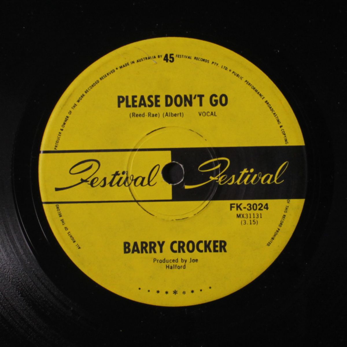 my cup runneth over / please don't go by BARRY CROCKER