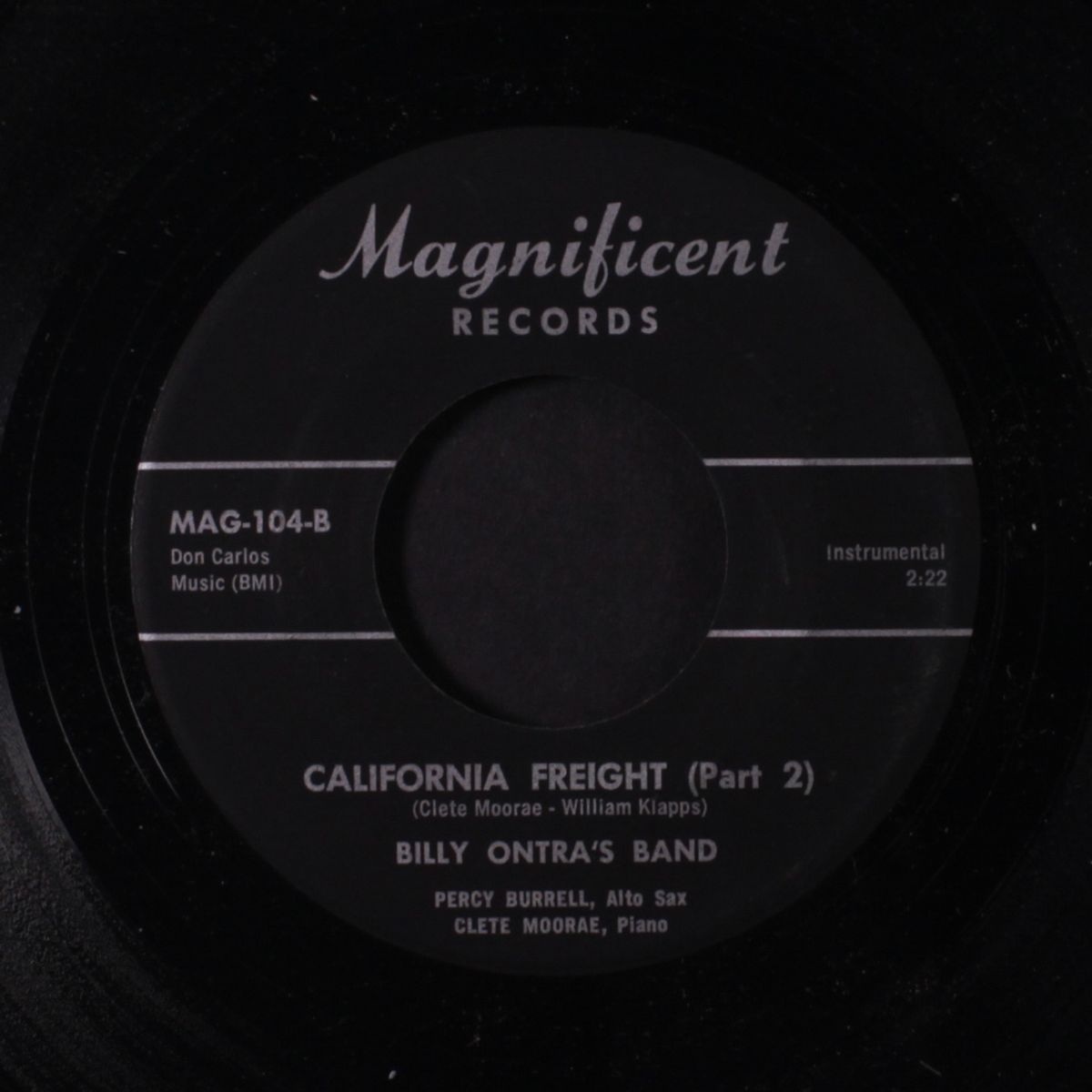 california freight / part 2 by BILLY ONTRA'S BAND