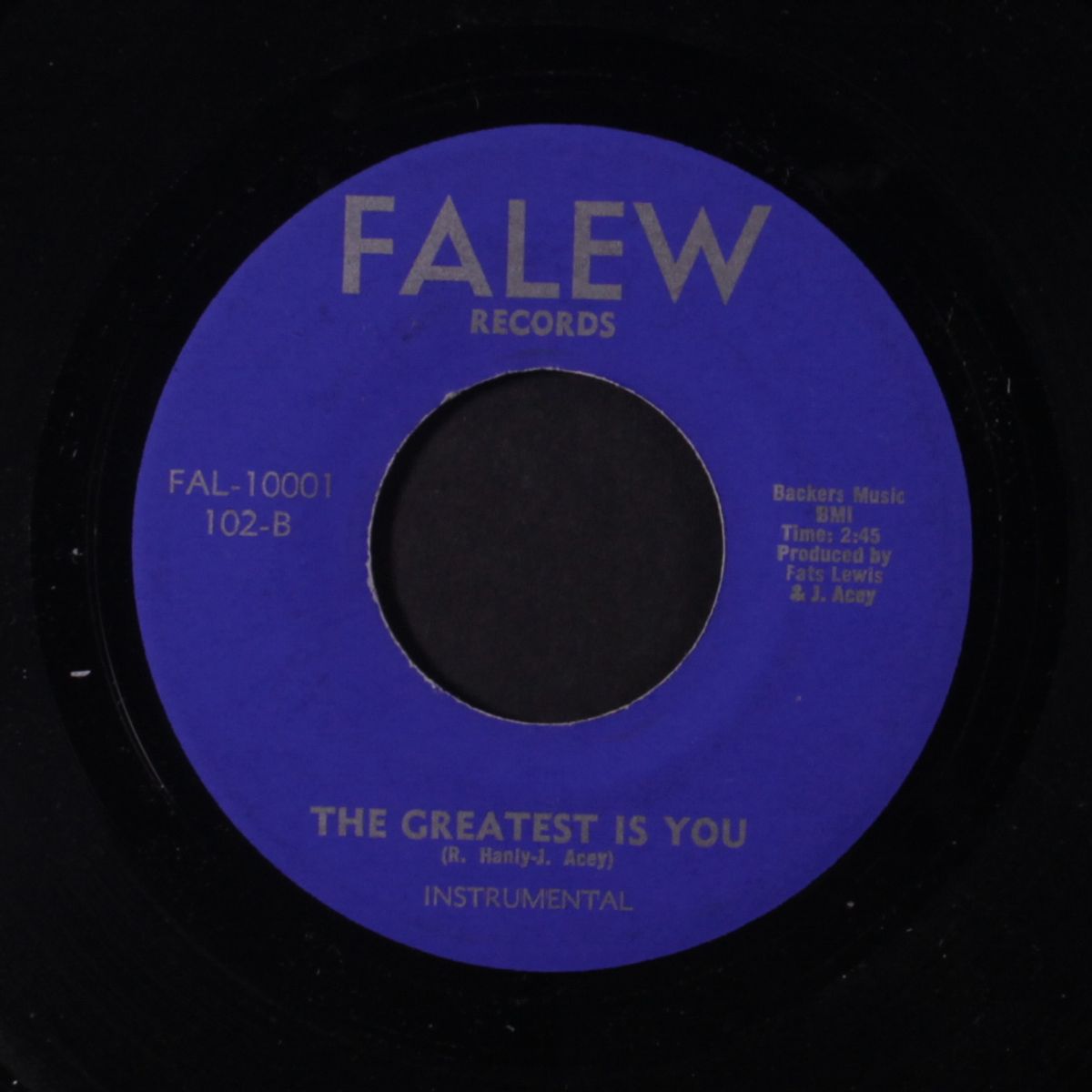 the greatest is you / same by JOHNNY ACEY