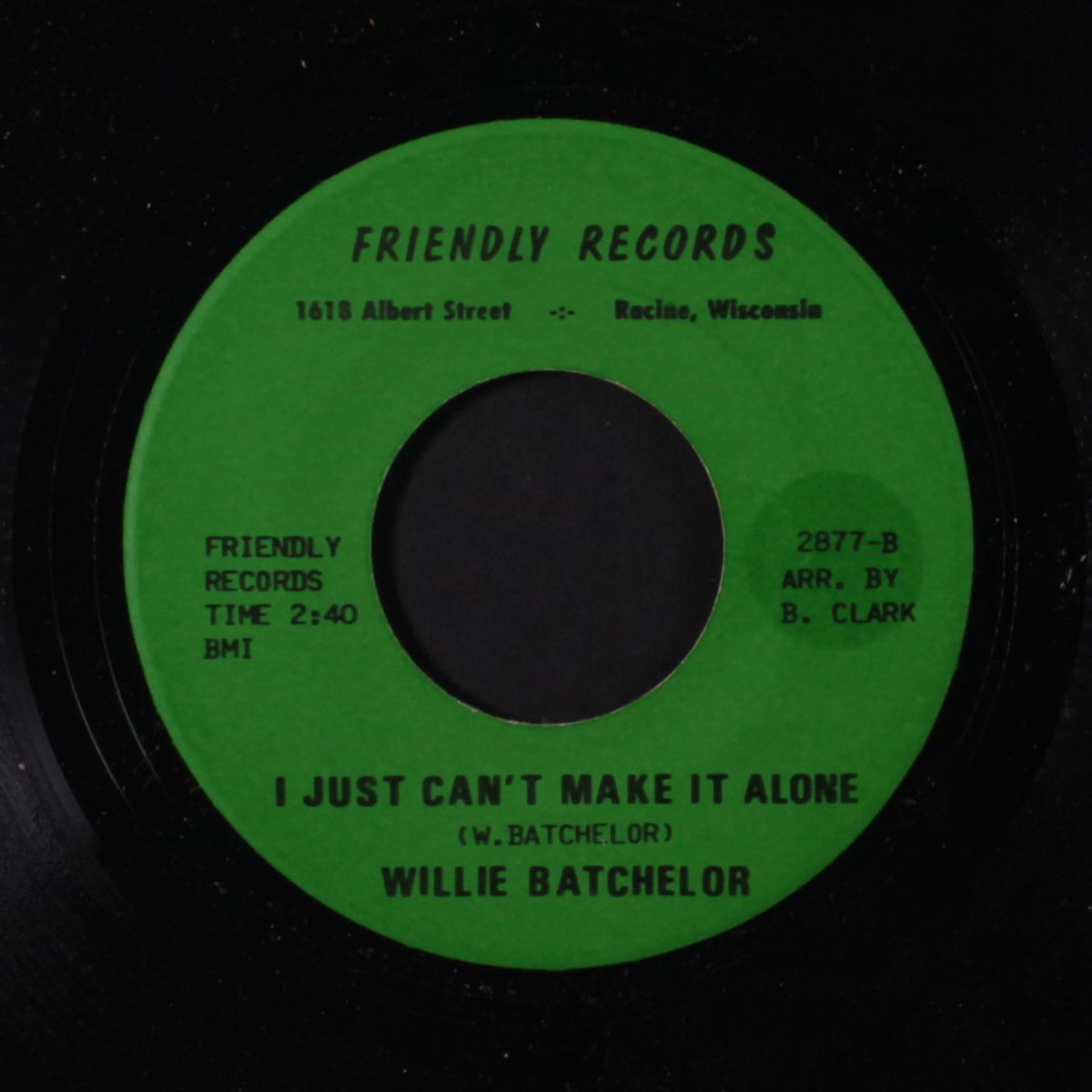 i just can't make it alone / what ever will be will be by WILLIE BATCHELOR