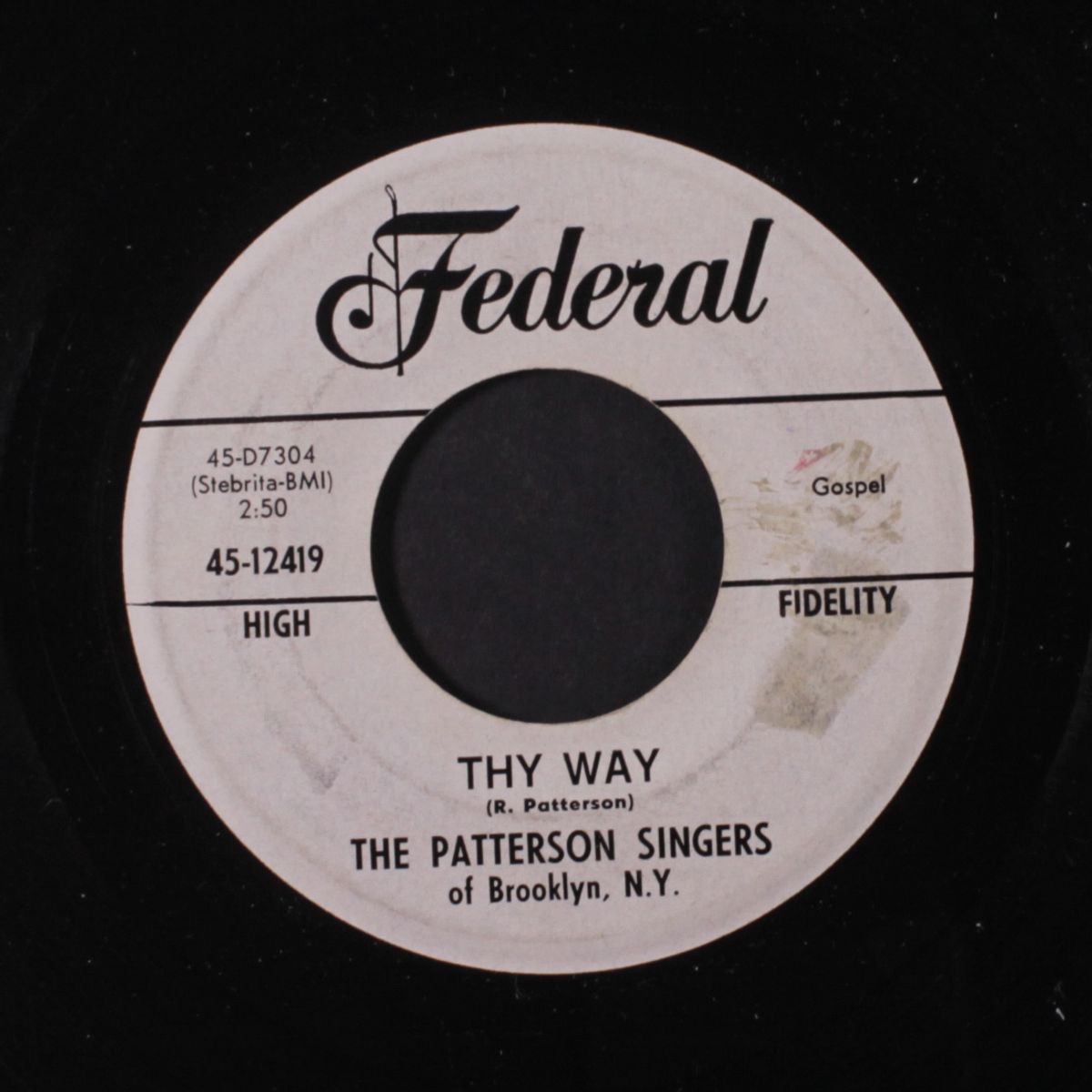 thy way / jesus knows by PATTERSON SINGERS