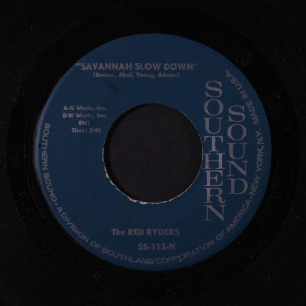 sugar beat / savannah slow down by RED RYDERS