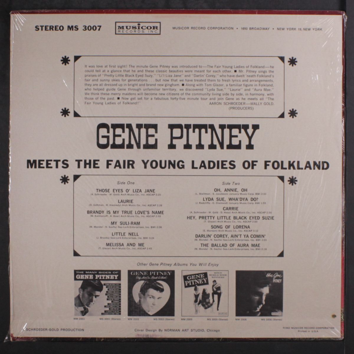 meets the fair young ladies of folkland by GENE PITNEY