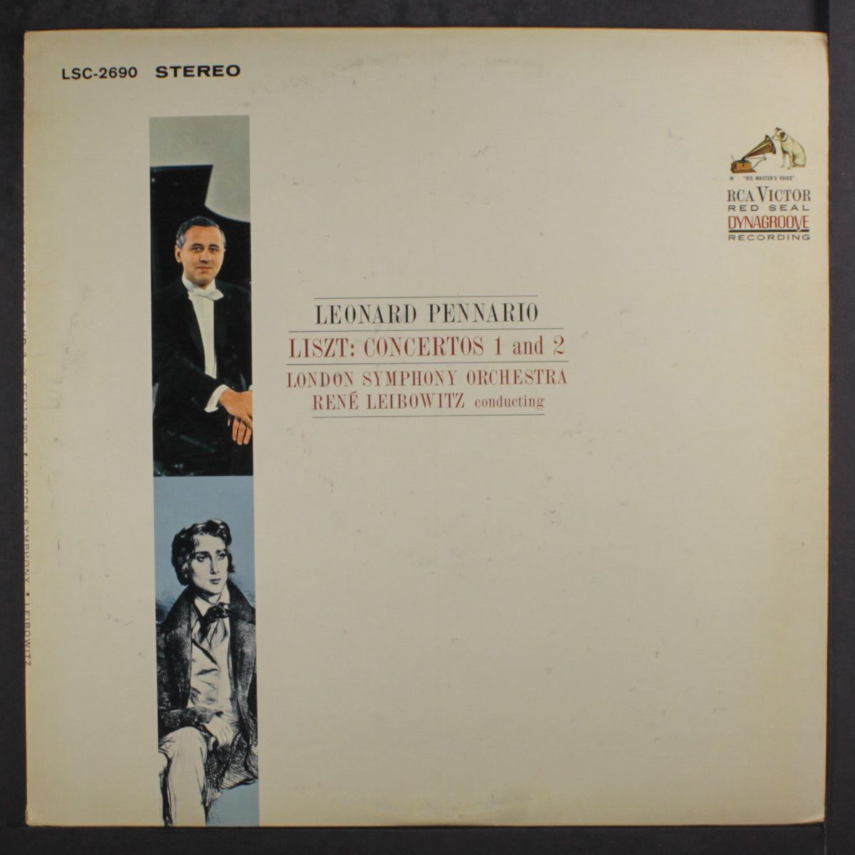 liszt: concertos 1 and 2 by LEONARD PENNARIO