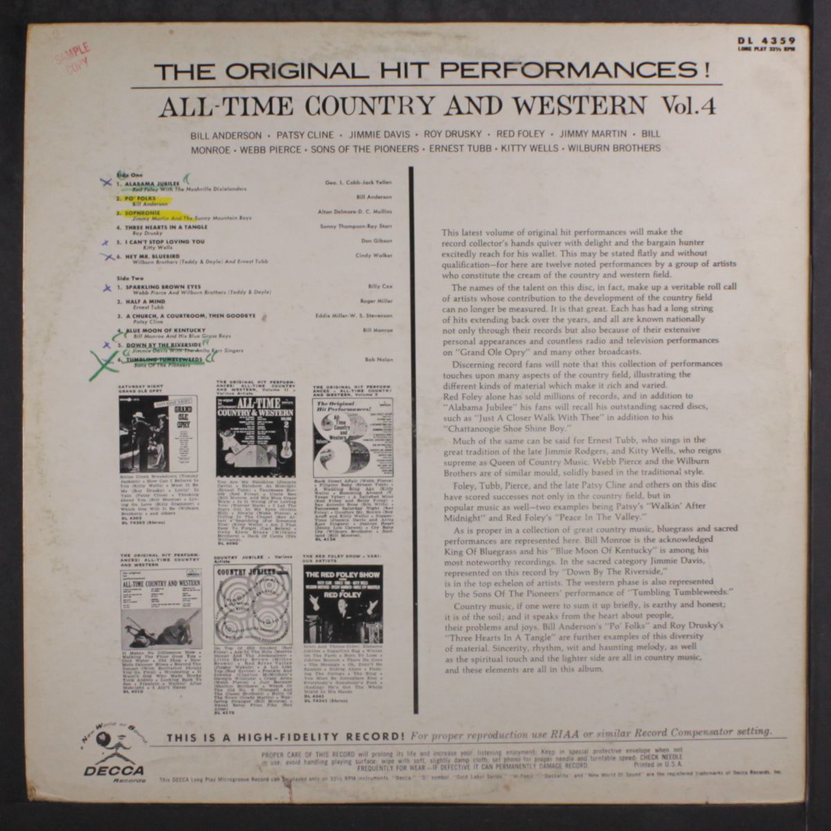 all-time country & western vol. 4 by VARIOUS