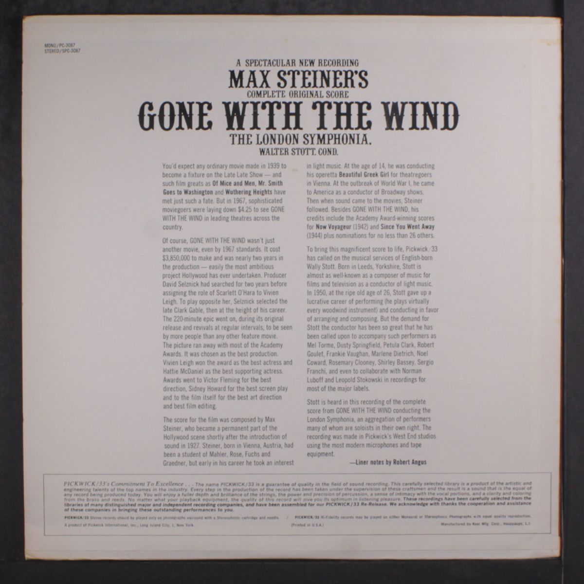 gone with the wind by MAX STEINER
