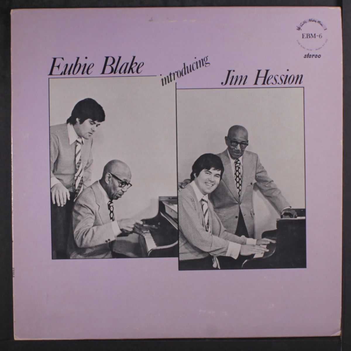 introducing jim hession by EUBIE BLAKE