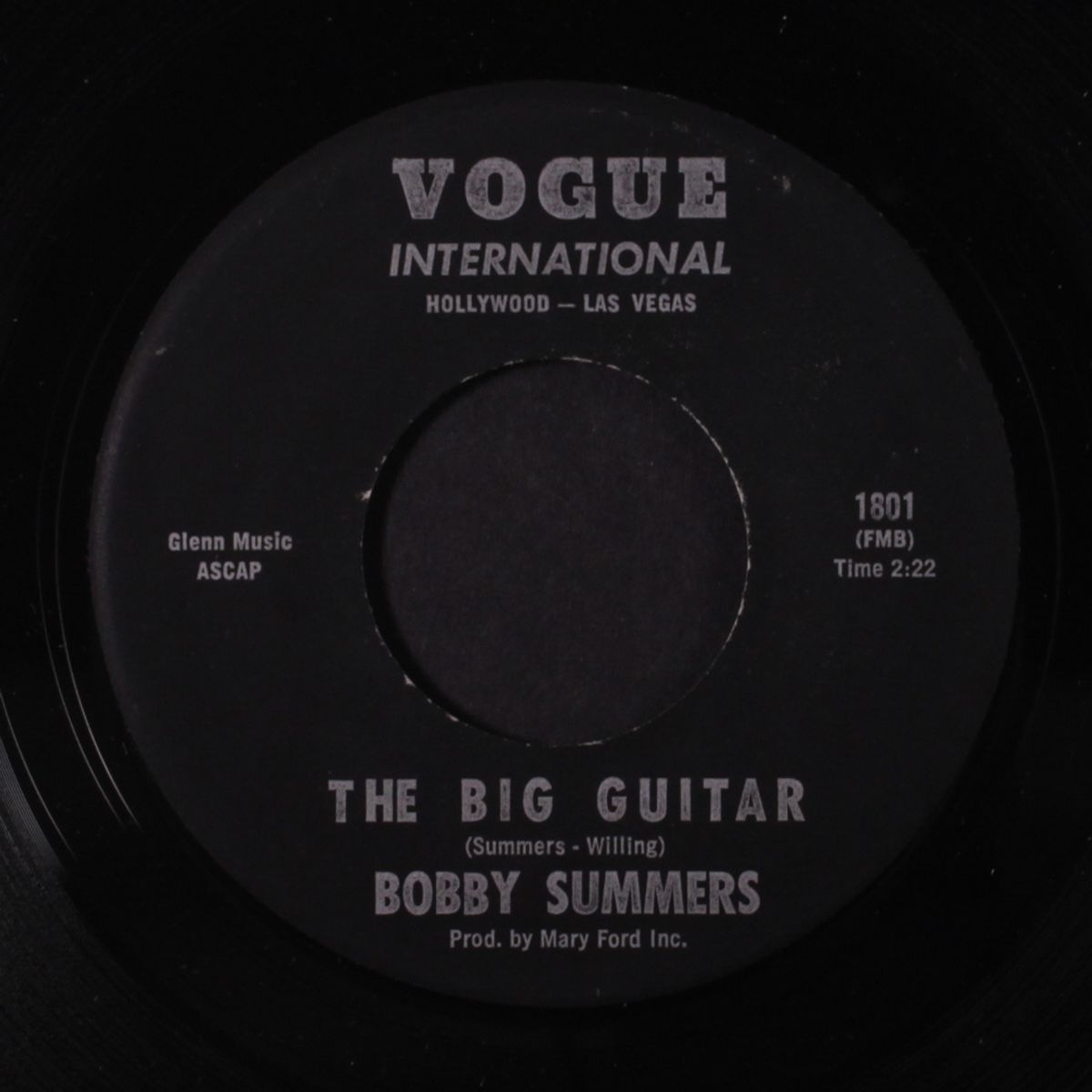 pi-ute / the big guitar by BOBBY SUMMERS