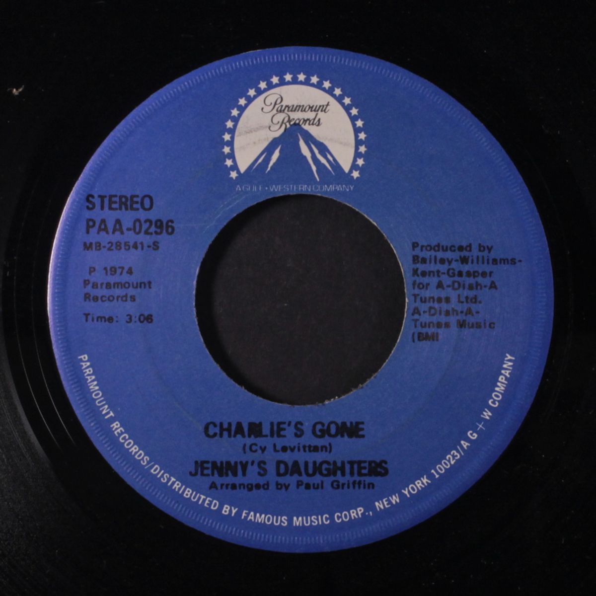 dirty feet / charlie's gone by JENNY'S DAUGHTERS